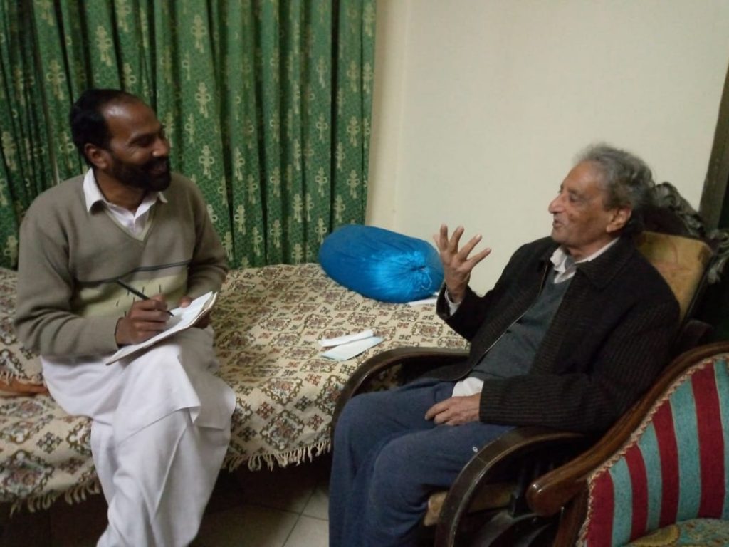 ڈاکٹر مختار ظفر سے گفتگو