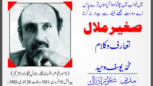 صغیر ملال،تعارف و کلام